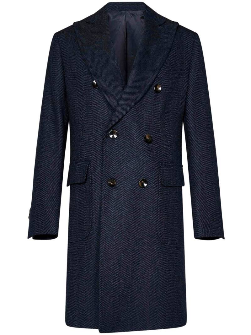 FRANZESE COLLECTION London coat - Blue von FRANZESE COLLECTION