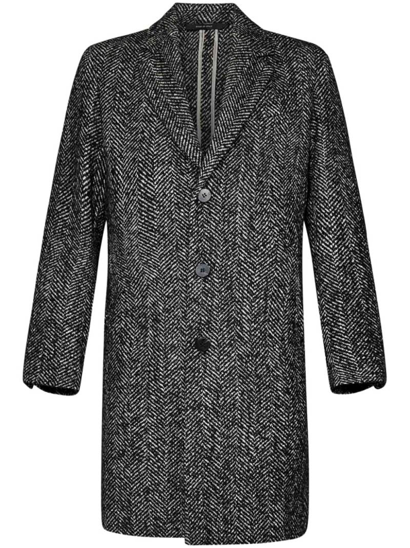 FRANZESE COLLECTION London single-breasted coat - Black von FRANZESE COLLECTION