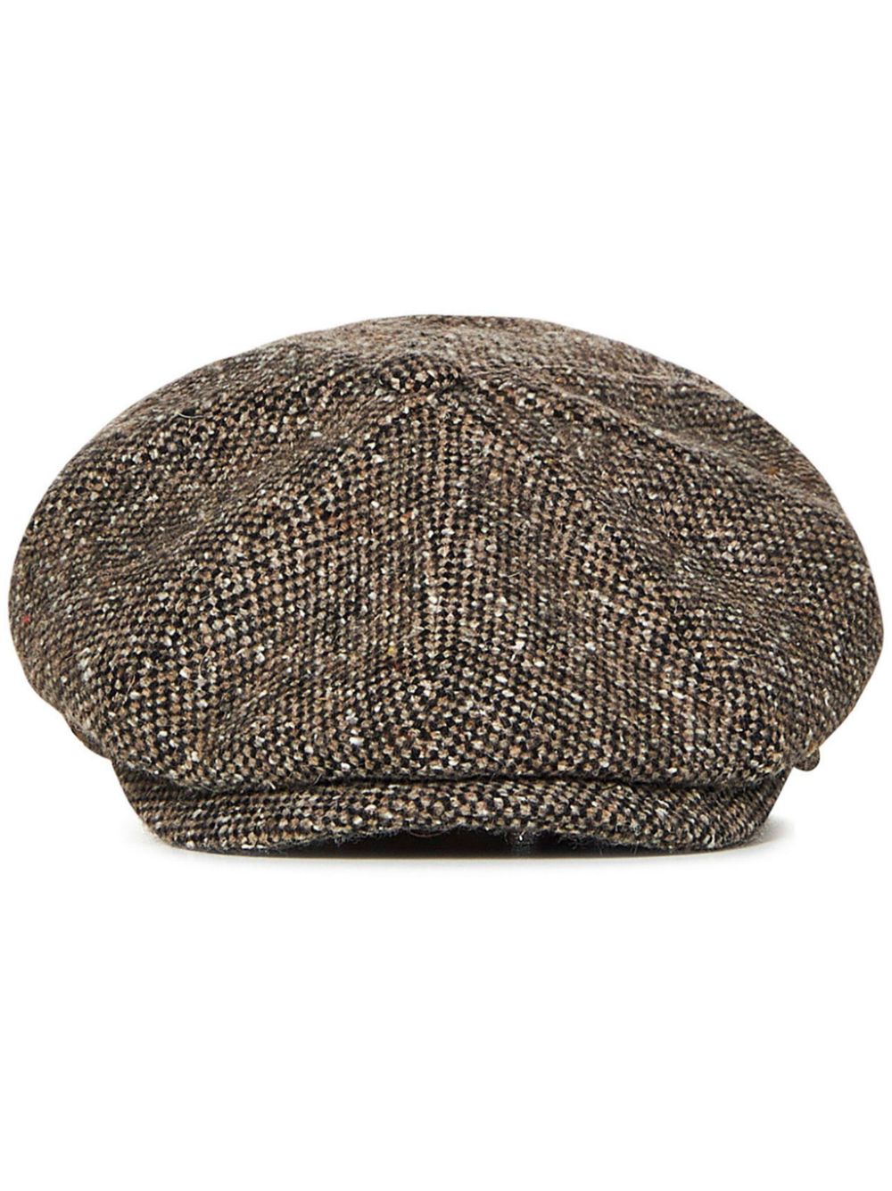 FRANZESE COLLECTION Pronta Sartoria baker boy cap - Brown von FRANZESE COLLECTION