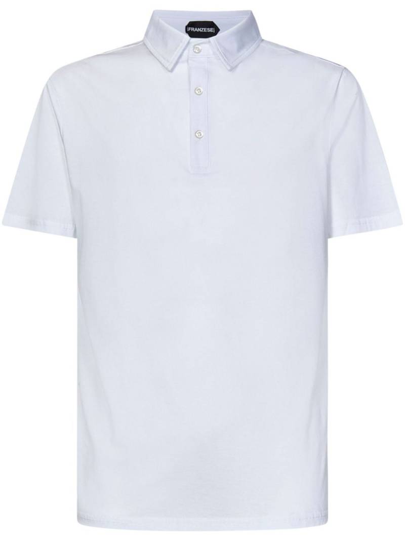 FRANZESE COLLECTION cotton polo shirt - White von FRANZESE COLLECTION