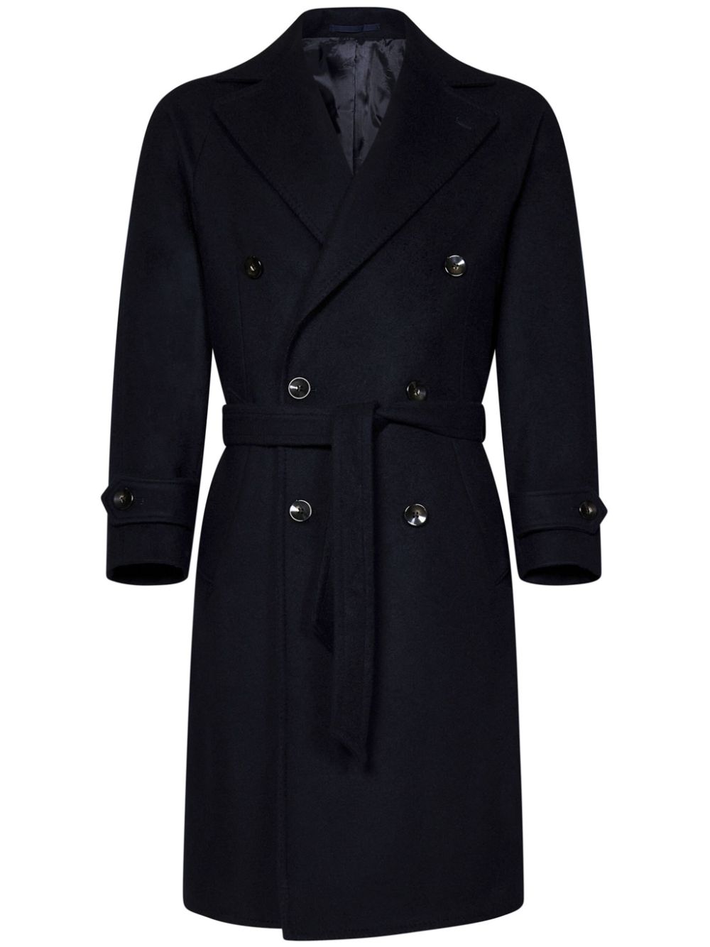 FRANZESE COLLECTION double-breasted coat - Blue von FRANZESE COLLECTION