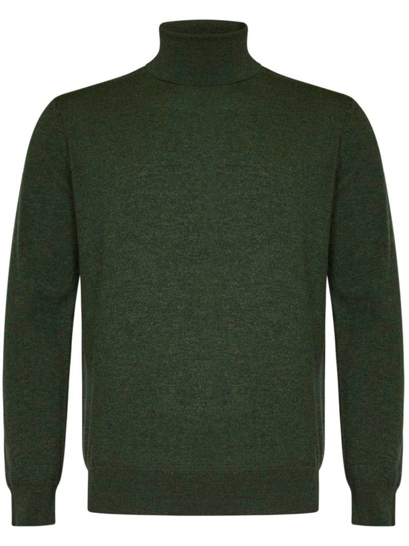 FRANZESE COLLECTION roll neck jumper - Green von FRANZESE COLLECTION