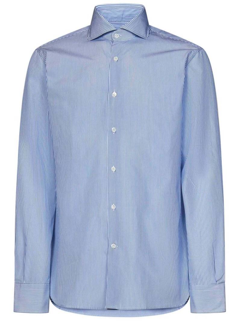 FRANZESE COLLECTION striped shirt - Blue von FRANZESE COLLECTION