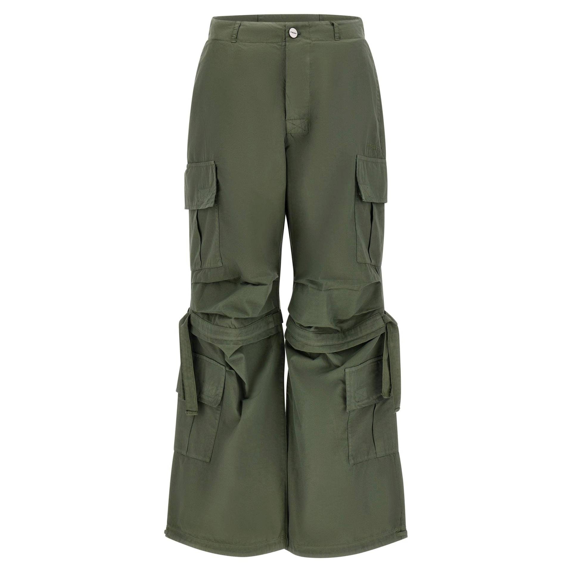 Classic Cargo Pants Damen Grün Bedruckt L von FREDDY