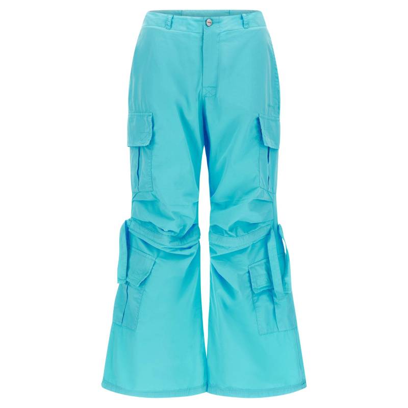 Freddy - Classic Cargo Pants, für Damen, Türkisblau, Größe L von Freddy