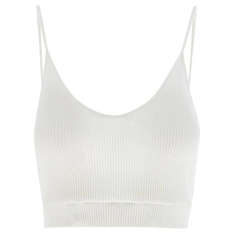 Cropped Top Damen Weiss M von FREDDY