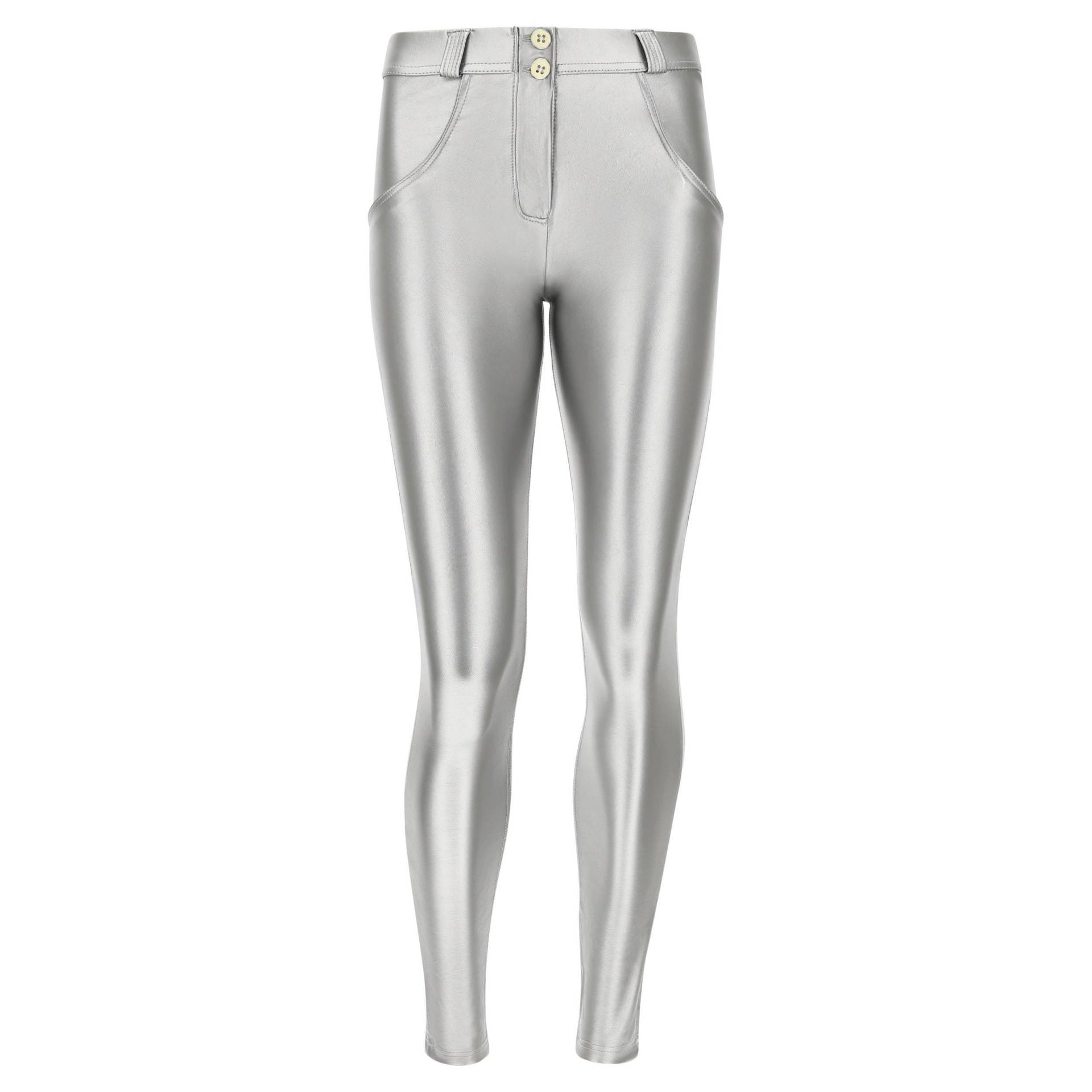 Freddy - WR.UP® Shaping Pants, für Damen, Silber, Größe M von Freddy