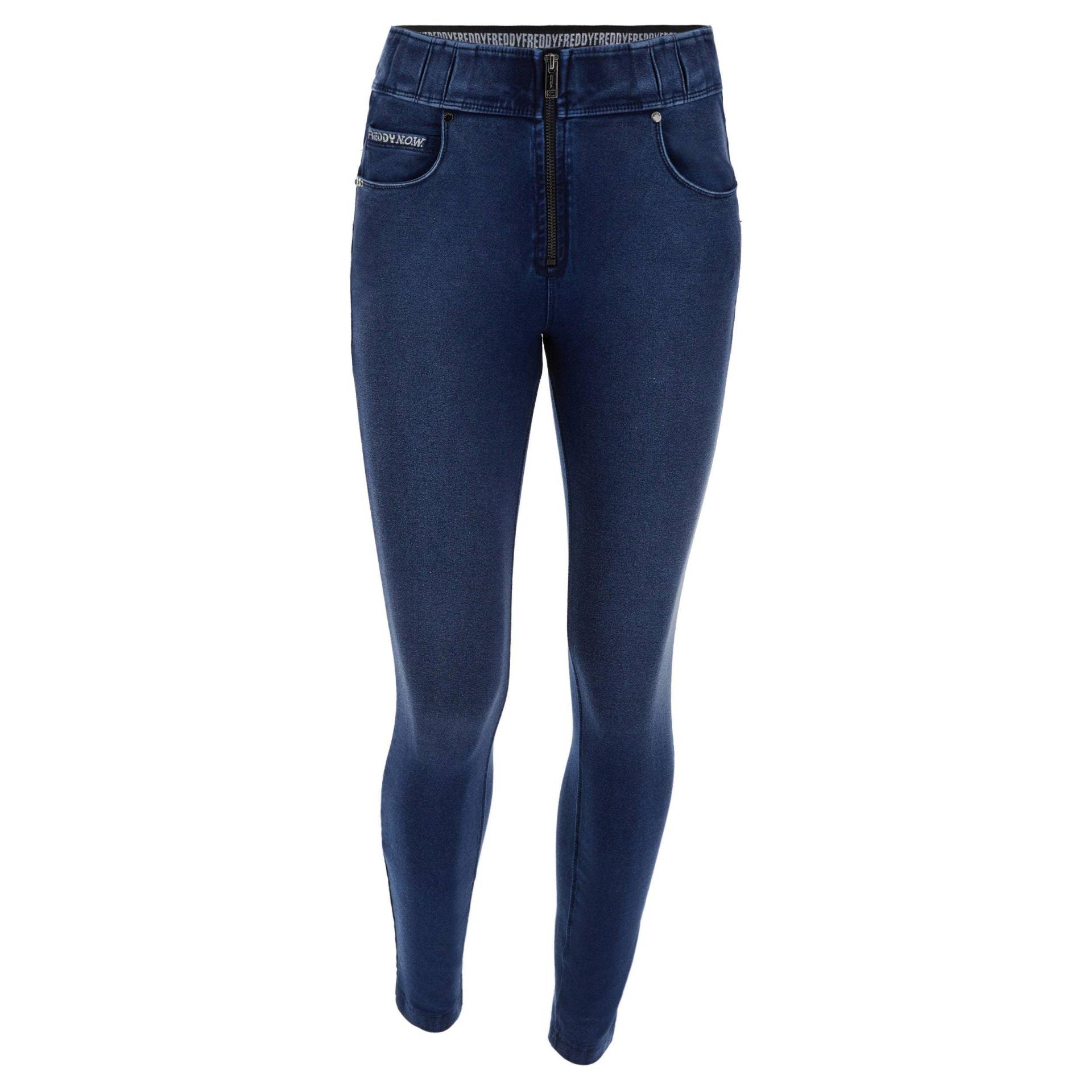 Freddy - N.O.W.® Pants 7/8, für Damen, Blau Denim Dunkel, Größe S von Freddy