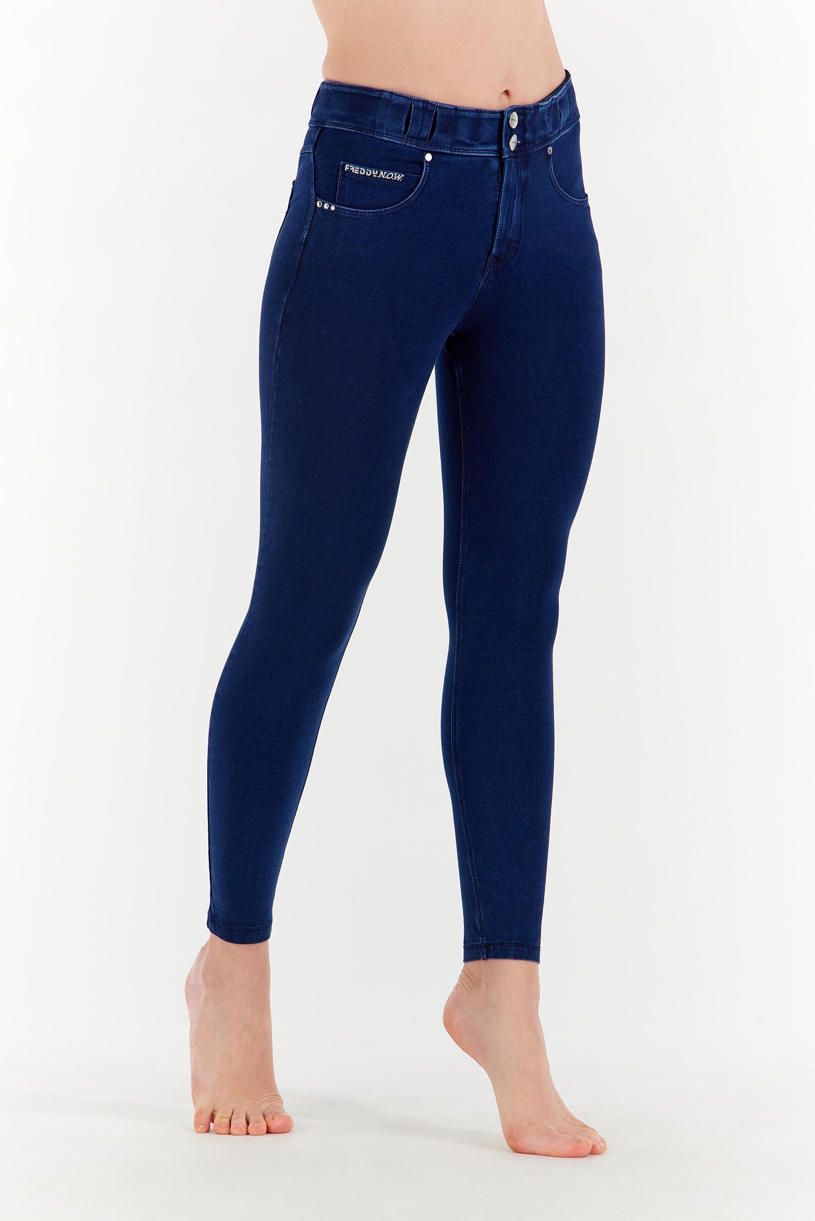 Freddy - N.O.W.® Pants 7/8, für Damen, Marine, Größe S von Freddy