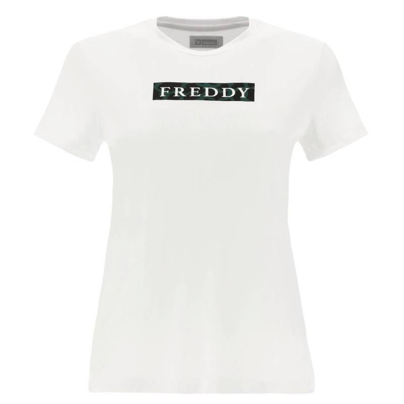 Freddy - Short Sleeve T-Shirt, für Damen, Weiss, Größe M von Freddy