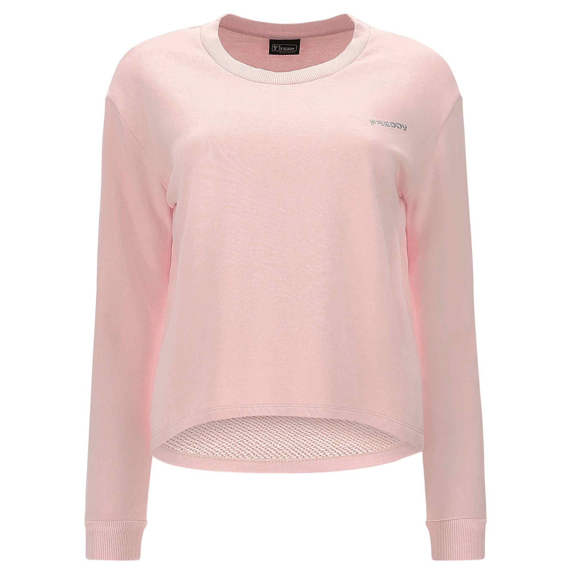 Sweatshirt Damen Hellrosa L von FREDDY