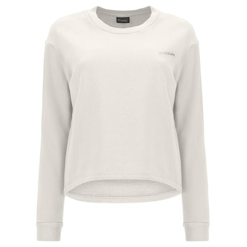 Freddy - Sweatshirt, für Damen, Offwhite, Größe M von Freddy