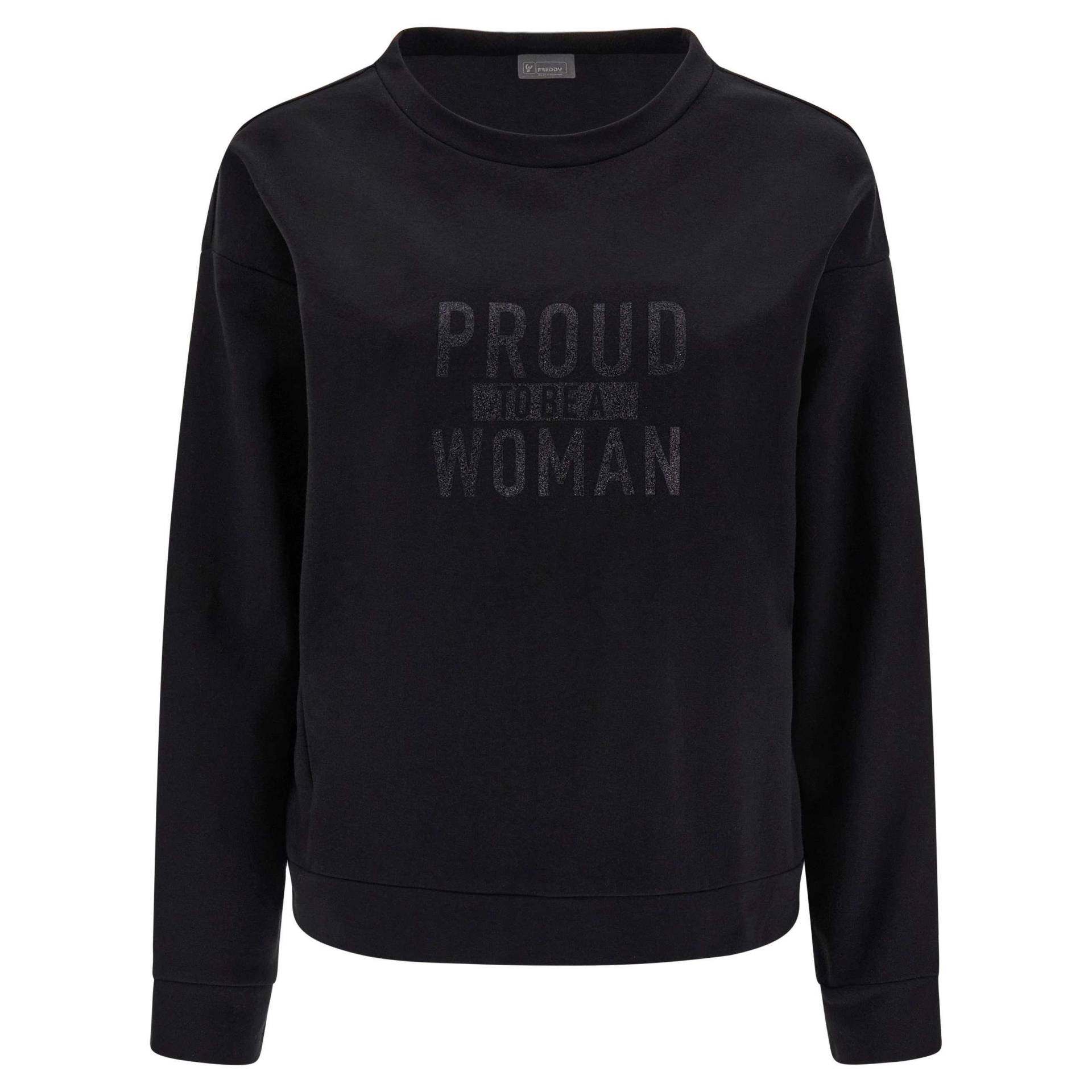 Sweatshirt Damen Schwarz M von FREDDY