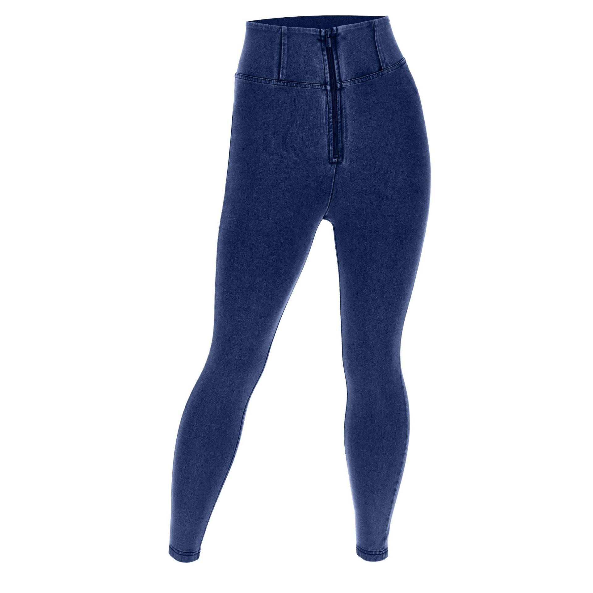 Freddy - WR.UP® Shaping Pants Curvy, für Damen, Blau Denim Dunkel, Größe S von Freddy