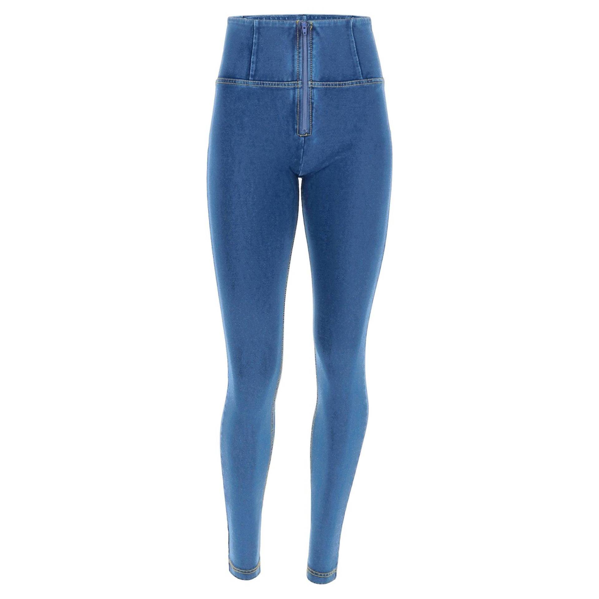 Freddy - WR.UP® Shaping Pants, für Damen, Blau Denim, Größe L von Freddy