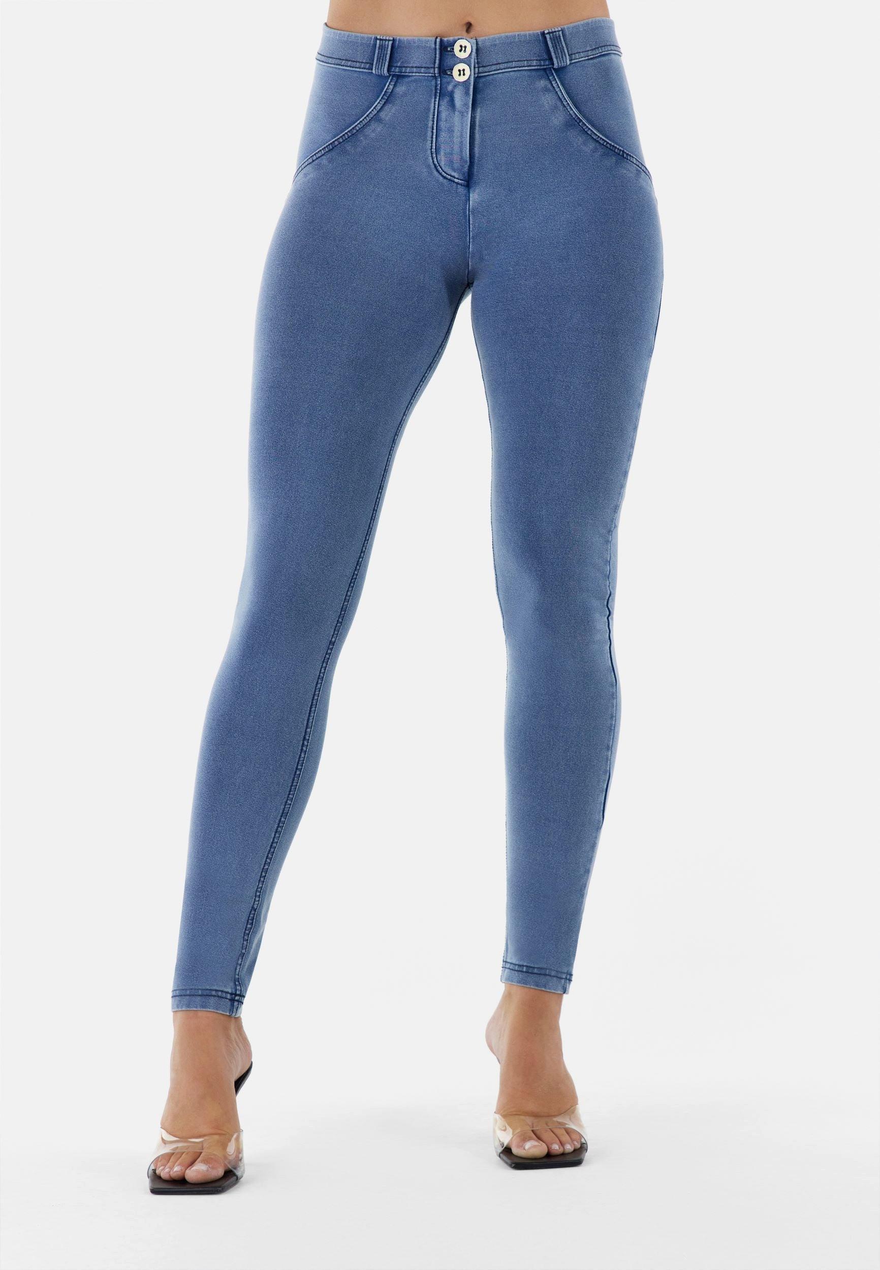 Freddy - WR.UP® Shaping Pants, für Damen, Blau Denim, Größe S von Freddy