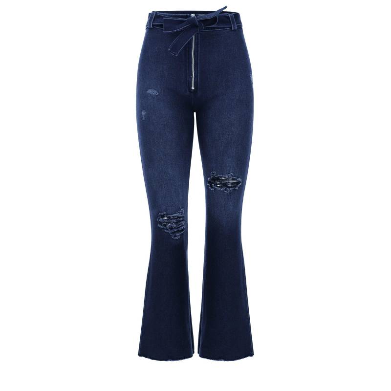 Wr.up® Snug Shaping Pants 7/8 Damen Blau Denim Dunkel L von FREDDY