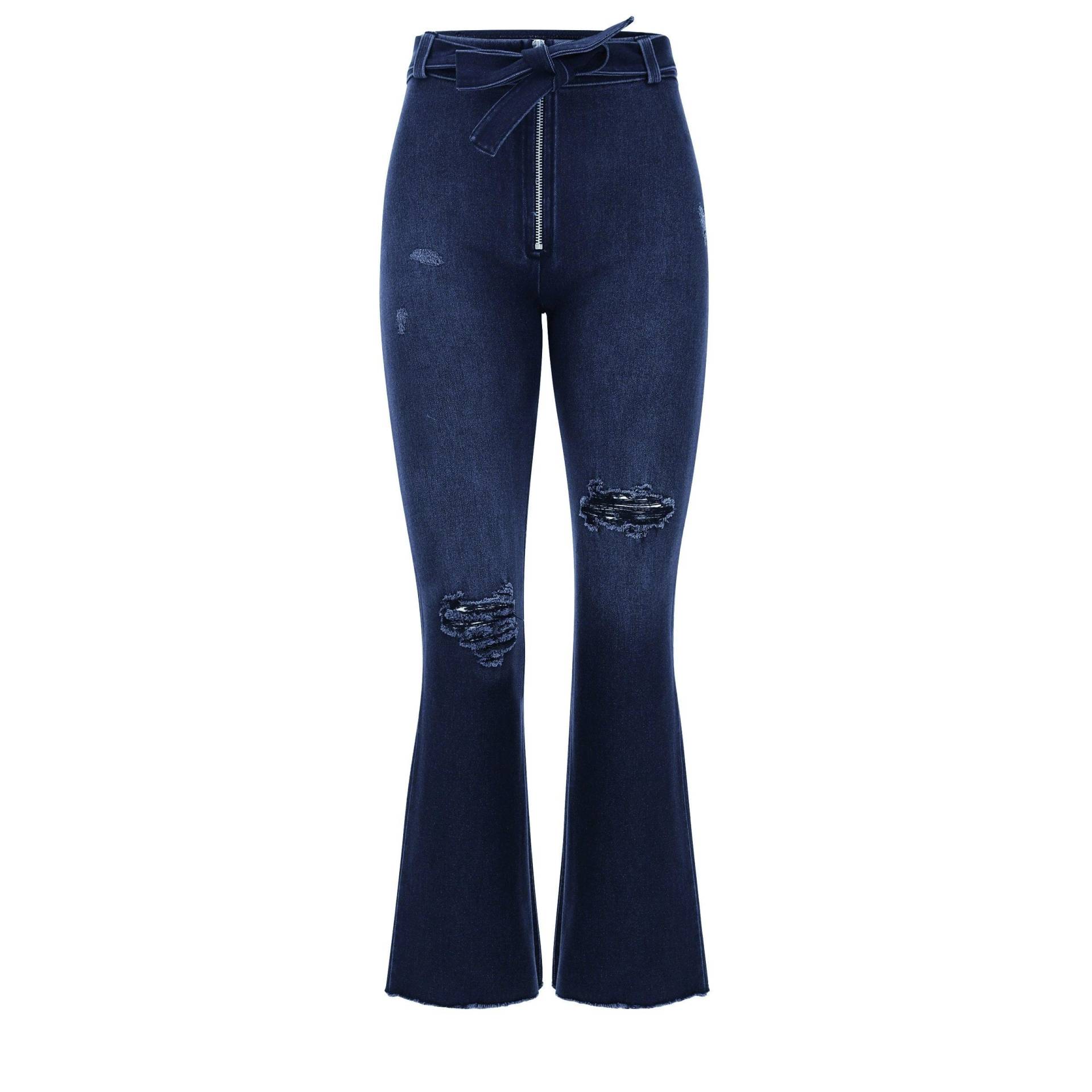 Wr.up® Snug Shaping Pants 7/8 Damen Blau Denim Dunkel XS von FREDDY