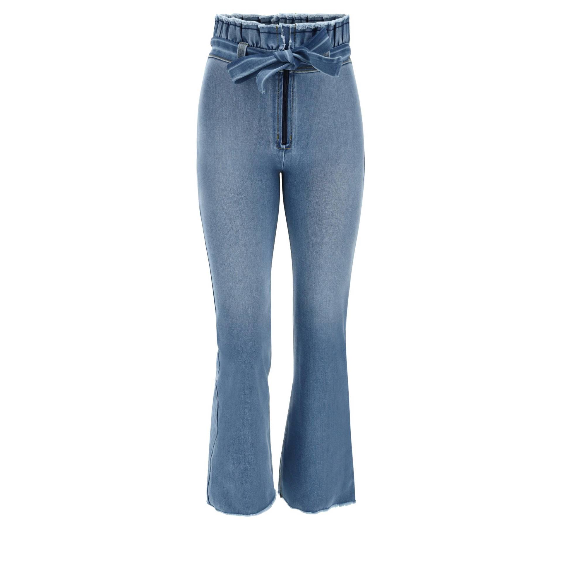 Freddy - WR.UP® SNUG Shaping Pants, für Damen, Blau Denim, Größe M von Freddy