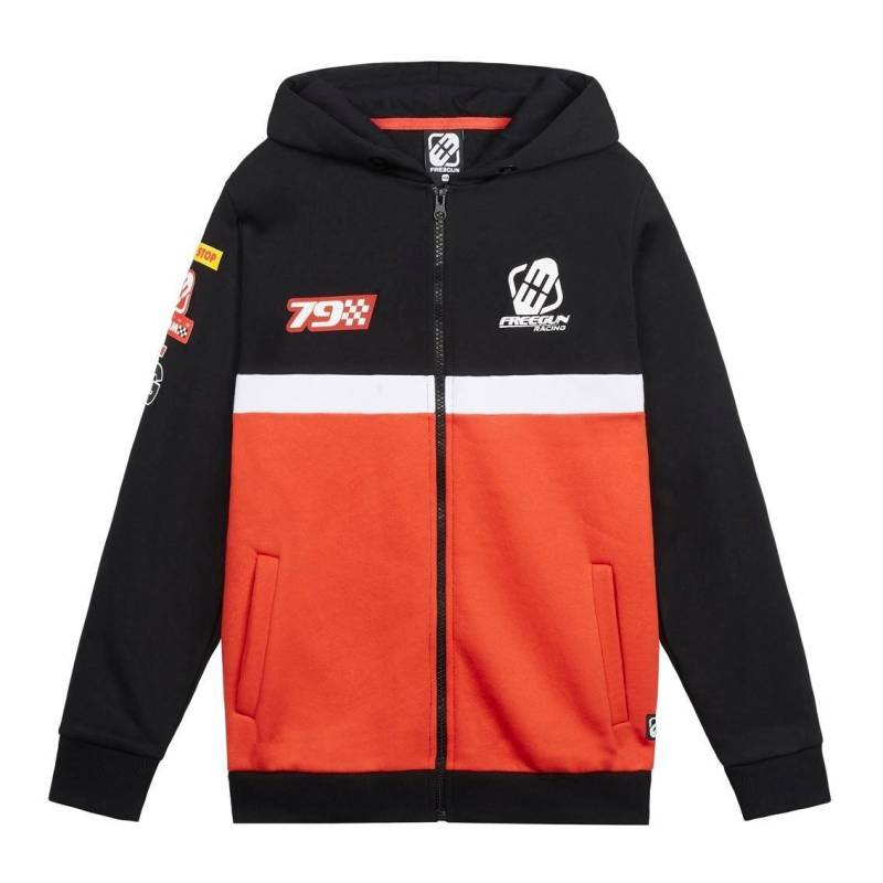 Kinder-hoodie Racing Jungen Schwarz / Rot 10A von FREEGUN