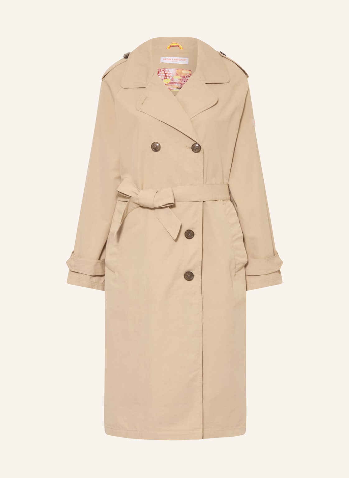 Frieda & Freddies Oversized-Trenchcoat beige von FRIEDA & FREDDIES