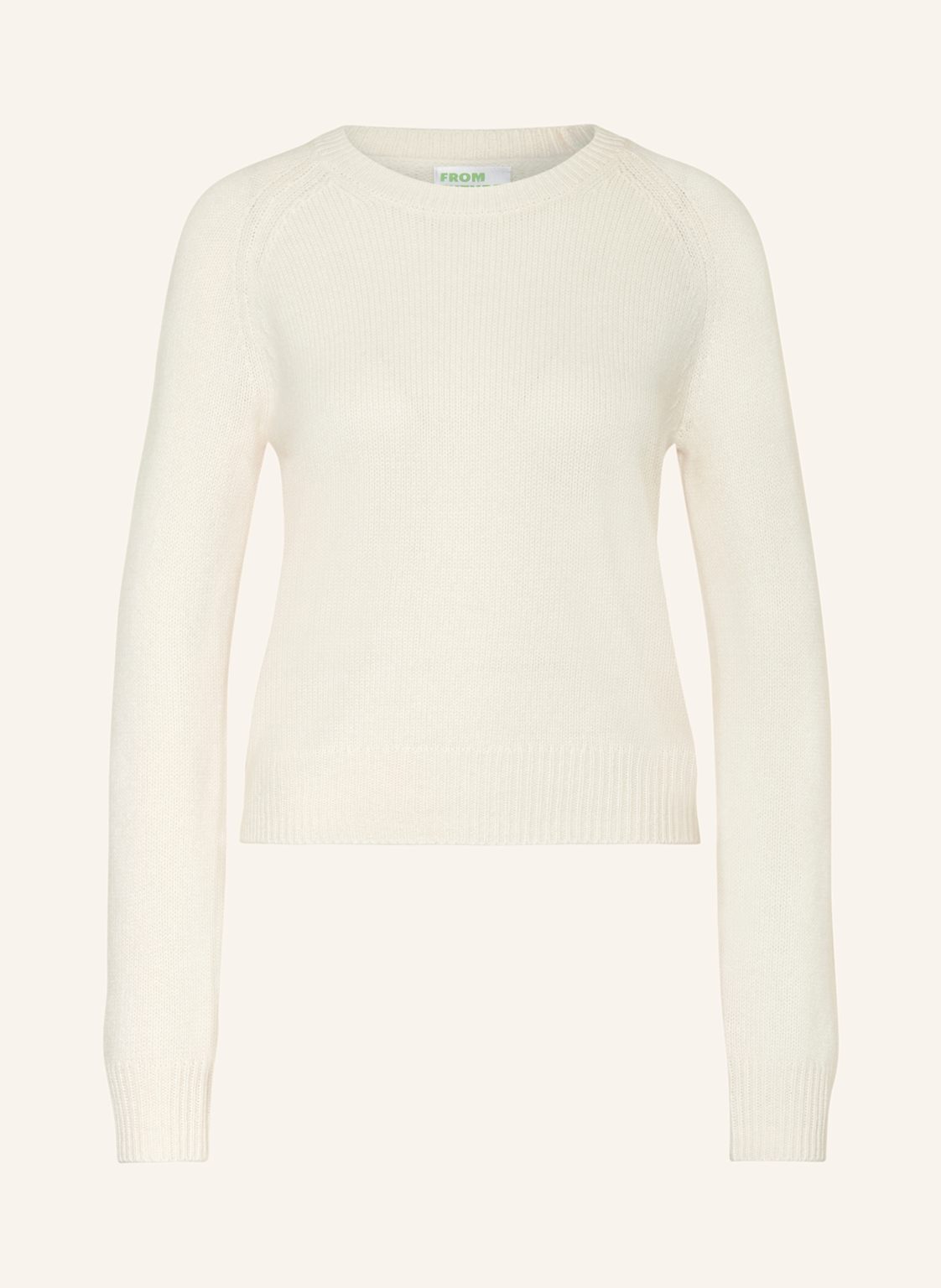 From Future Cashmere-Pullover weiss von FROM FUTURE