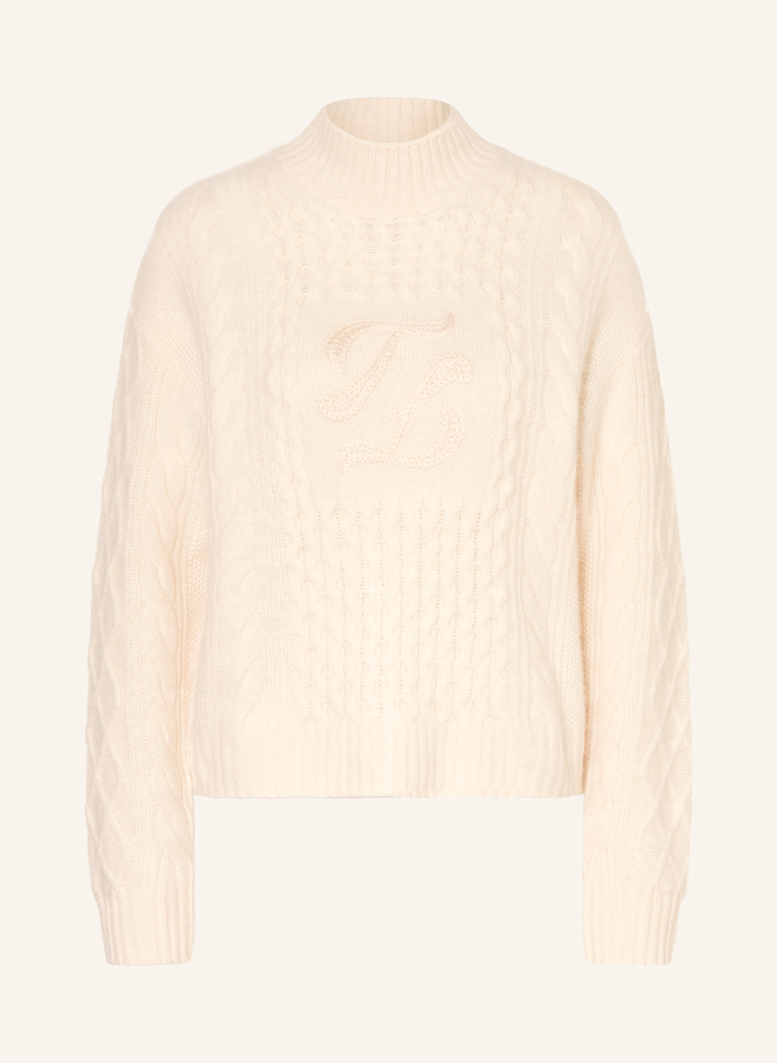 From Future Cashmere-Pullover weiss von FROM FUTURE