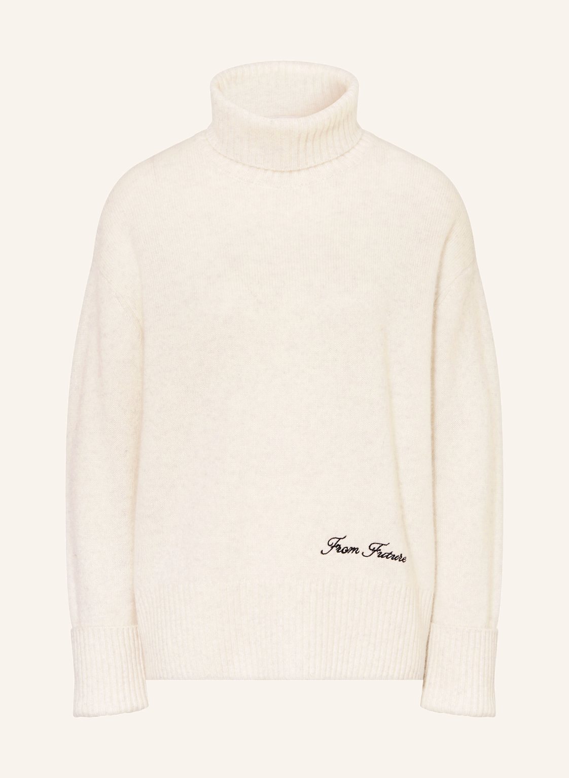 From Future Rollkragenpullover Aus Cashmere weiss von FROM FUTURE