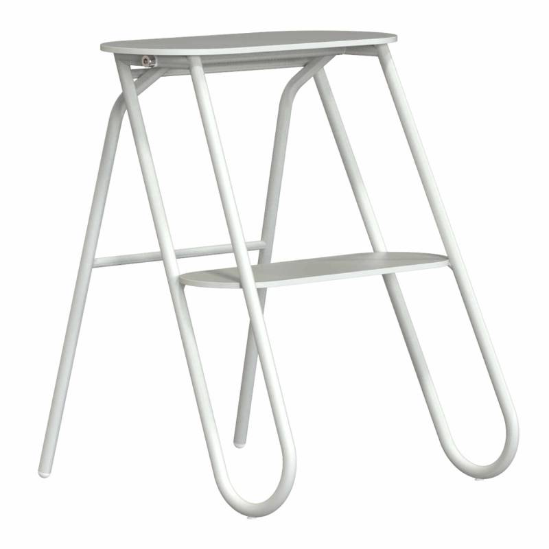 6201 Bukto Step Ladder Tritthocker, Farbe matt weiss von FROST Denmark