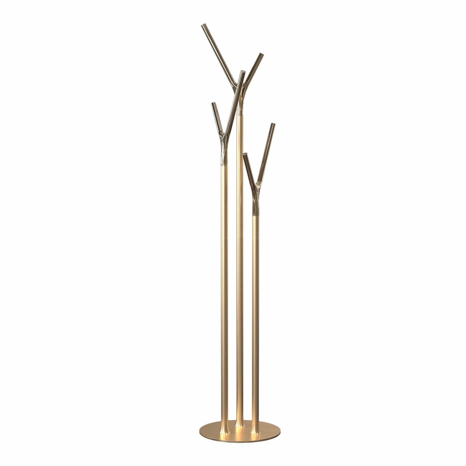 Gold Edition Wishbone Hall Stand Kleiderständer von FROST Denmark