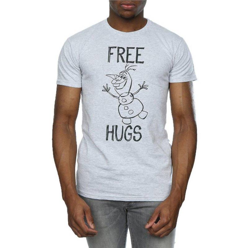 FROZEN - Free Hugs TShirt, für Herren, Grau, Größe L von FROZEN