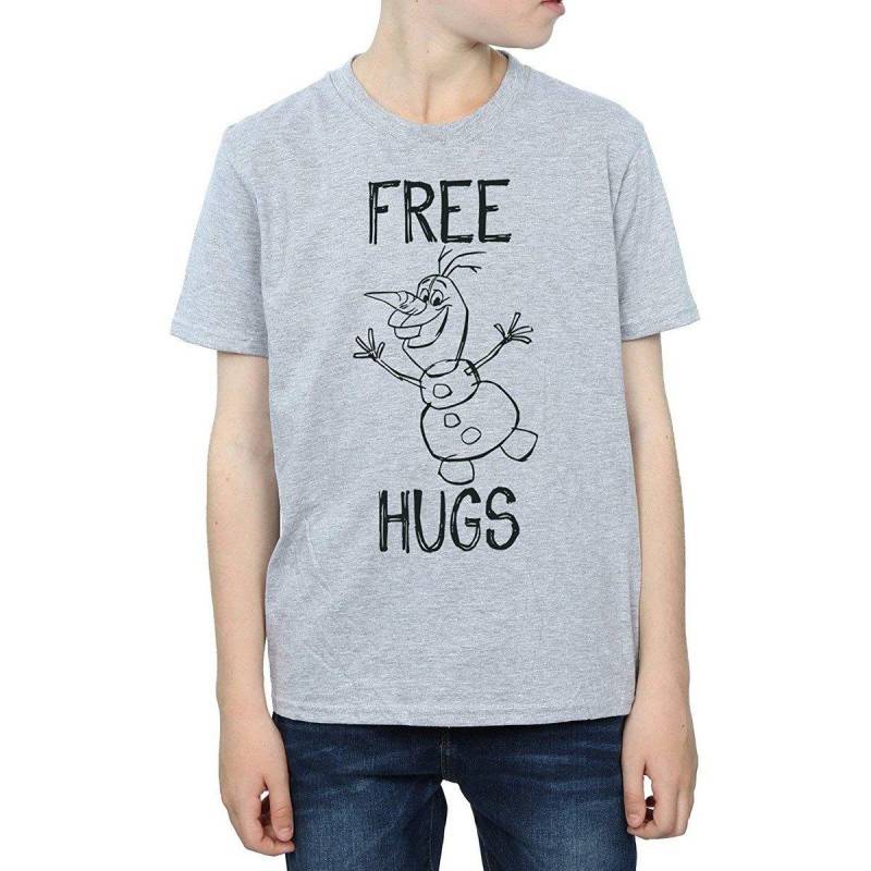 FROZEN - Free Hugs TShirt, 152-158, Grau von FROZEN