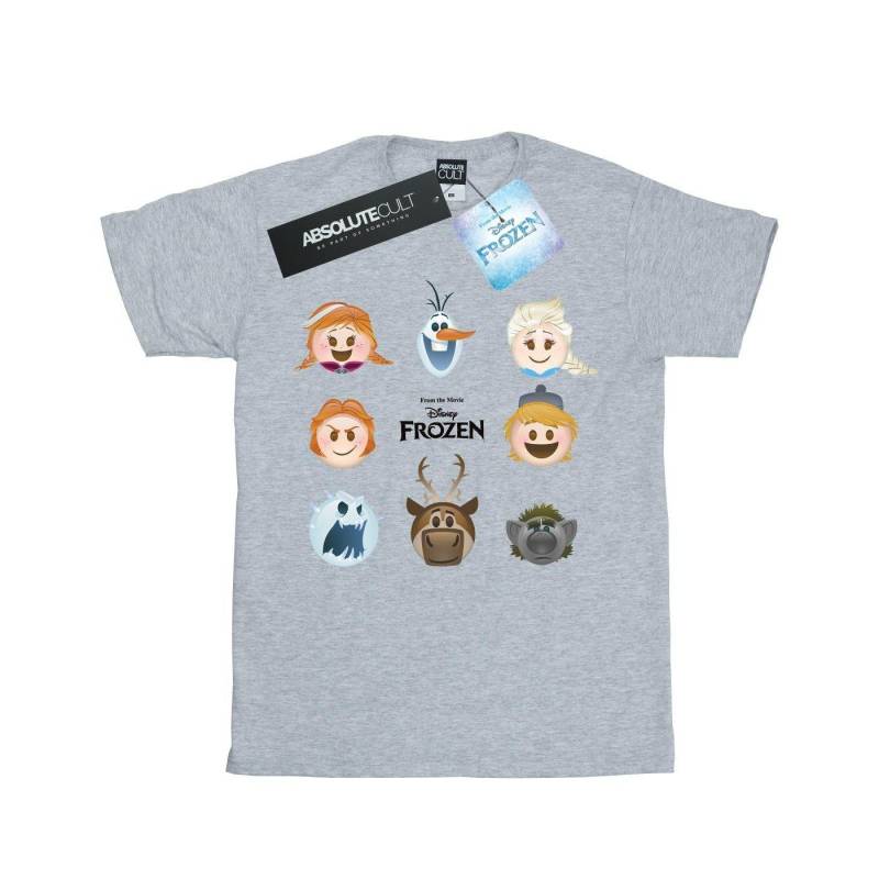 FROZEN - Heads TShirt, 116, Grau von FROZEN