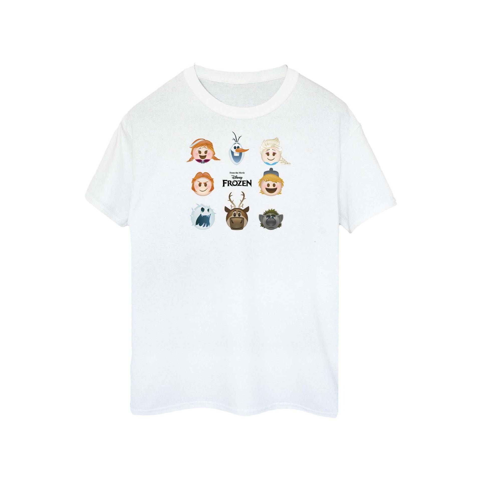 FROZEN - Heads TShirt, 116, Weiss von FROZEN