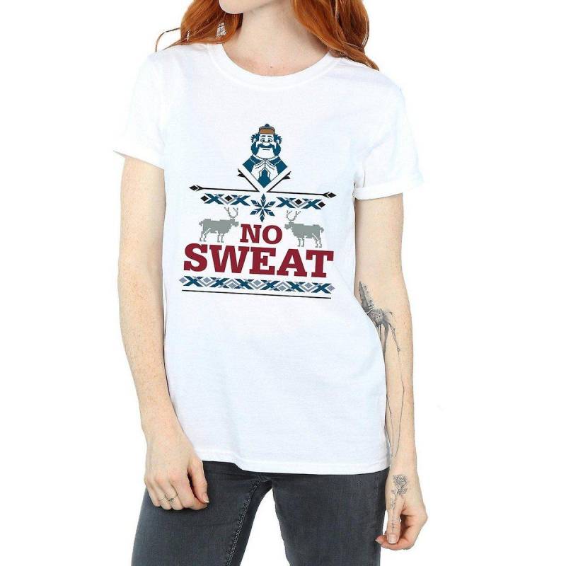 No Sweat Tshirt Damen Weiss M von FROZEN