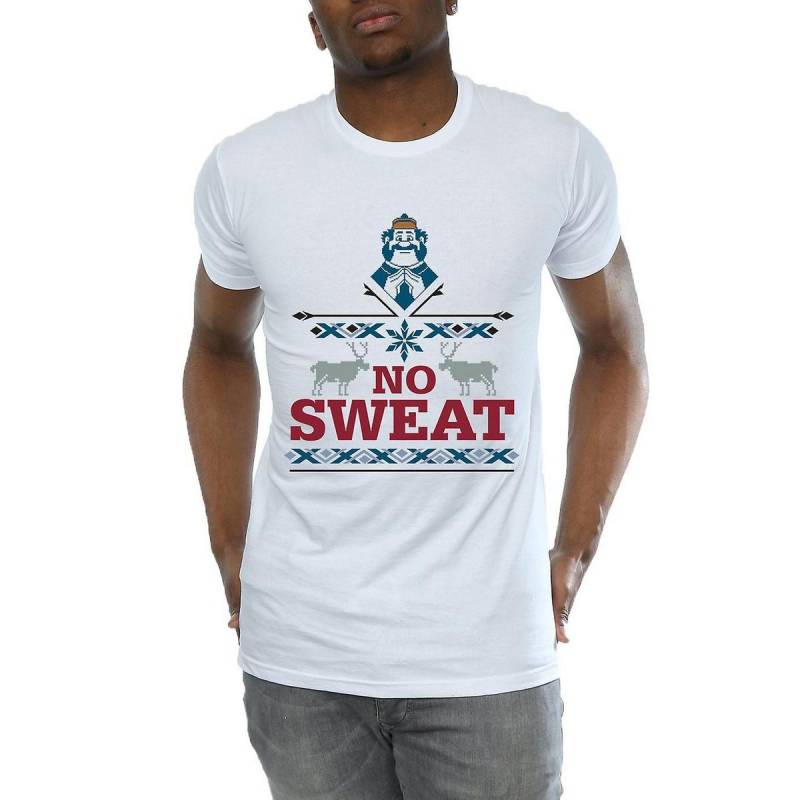 No Sweat Tshirt Herren Weiss M von FROZEN