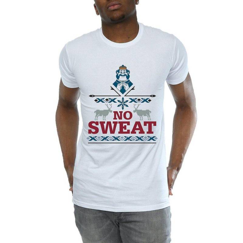 No Sweat Tshirt Herren Weiss XXL von FROZEN