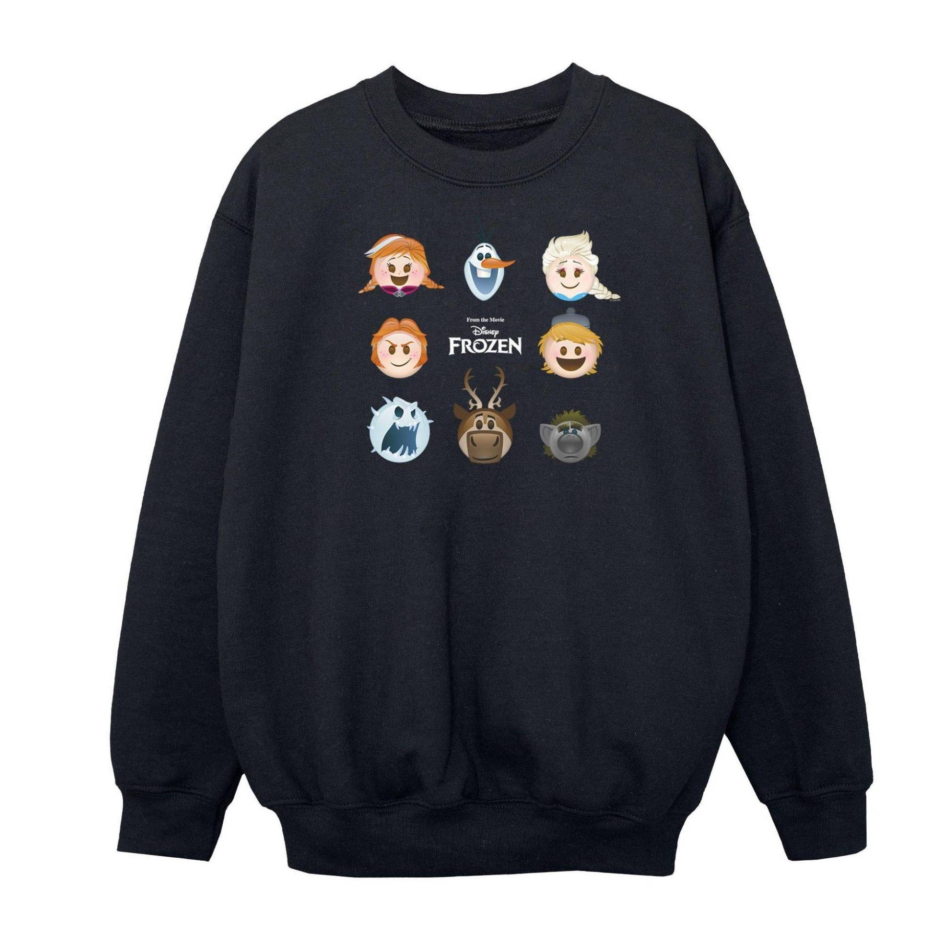 Sweatshirt Mädchen Schwarz 116 von FROZEN