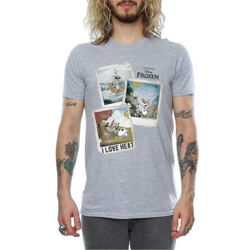 Tshirt Herren Grau 3XL von FROZEN