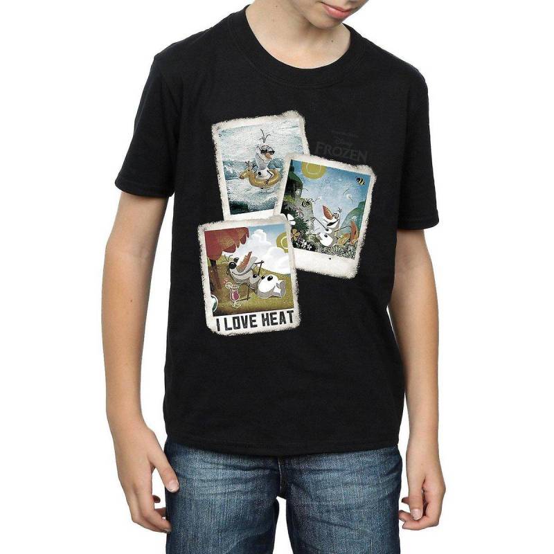 Tshirt Jungen Schwarz 116 von FROZEN