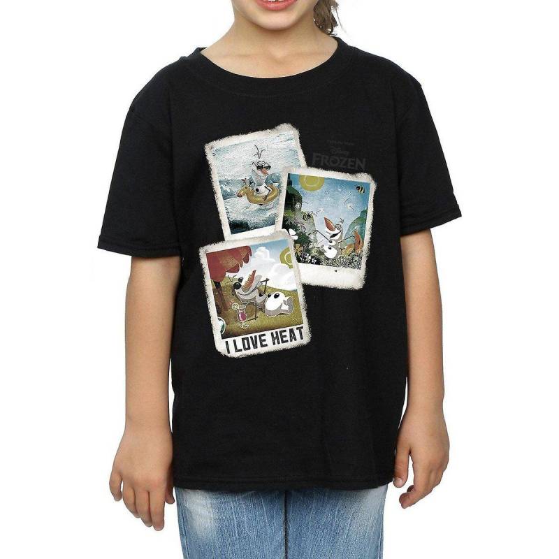 Tshirt Mädchen Schwarz 116 von FROZEN