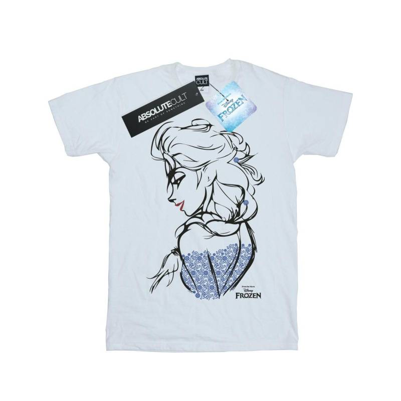 Tshirt Mädchen Weiss 116 von FROZEN