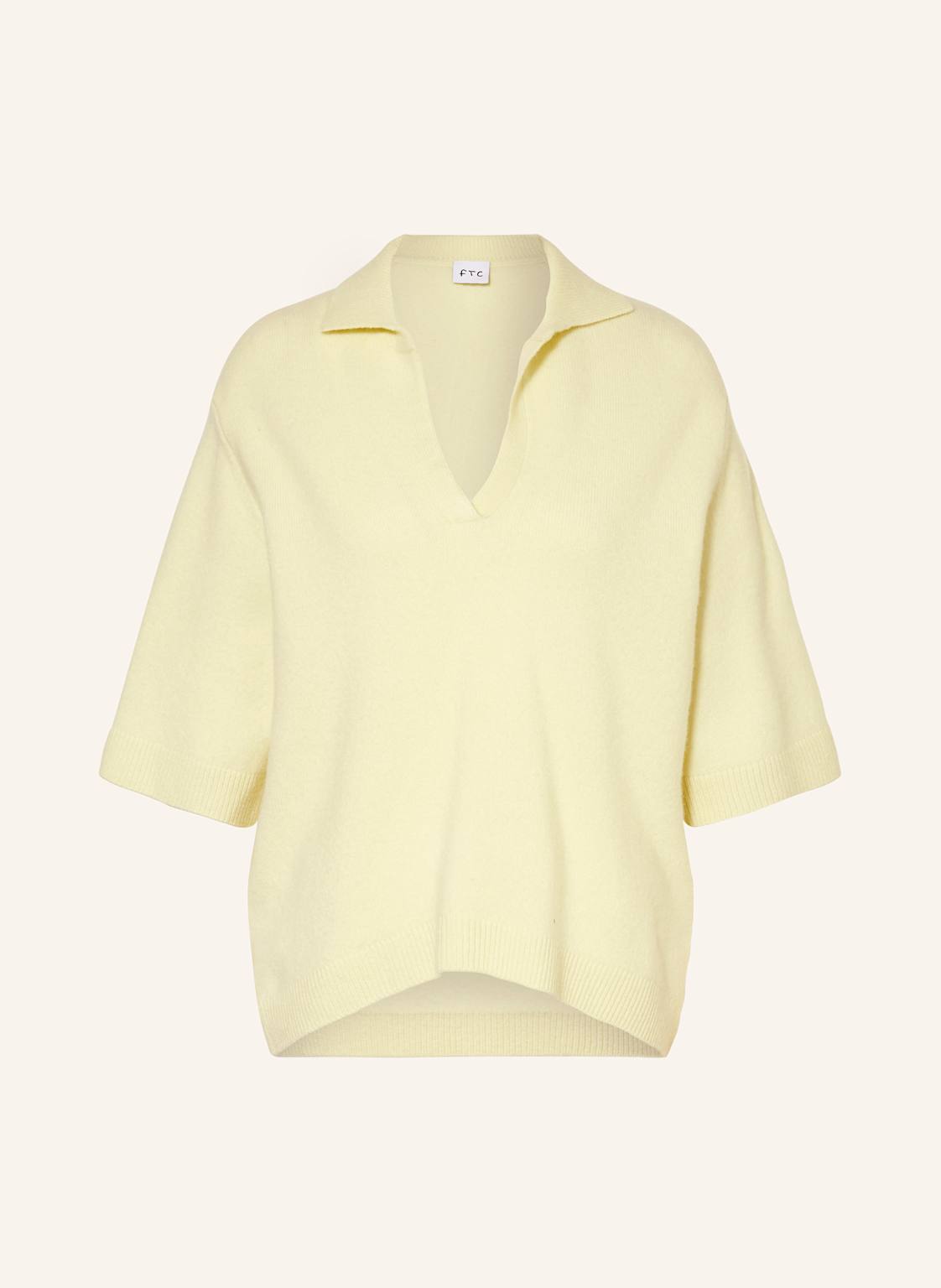 Ftc Cashmere Cashmere-Pullover gelb Ftc Cashmere Cashmere-Pullover gelb von FTC CASHMERE