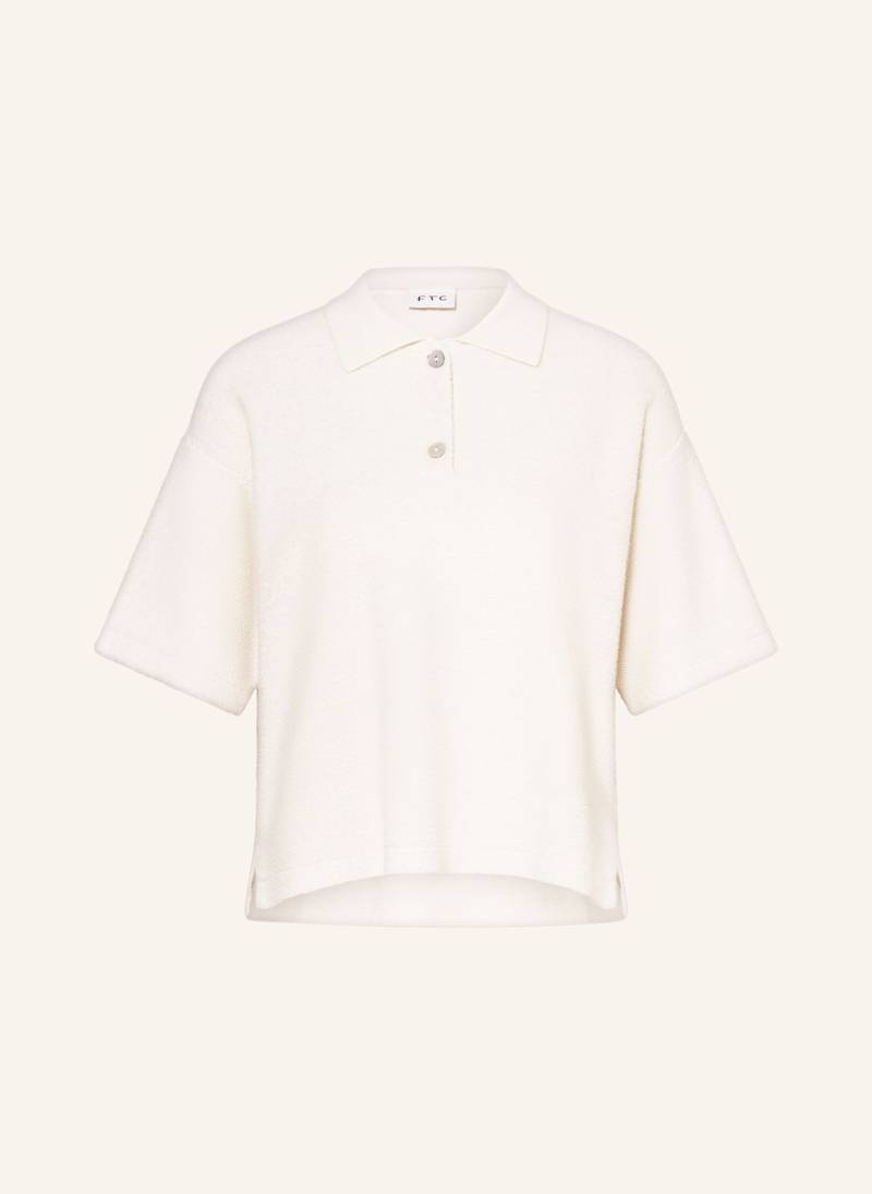 Ftc Cashmere Frottee-Poloshirt weiss von FTC CASHMERE