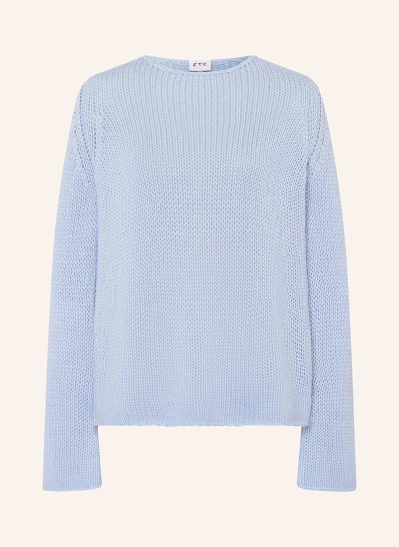 Ftc Cashmere Pullover Mit Cashmere blau von FTC CASHMERE