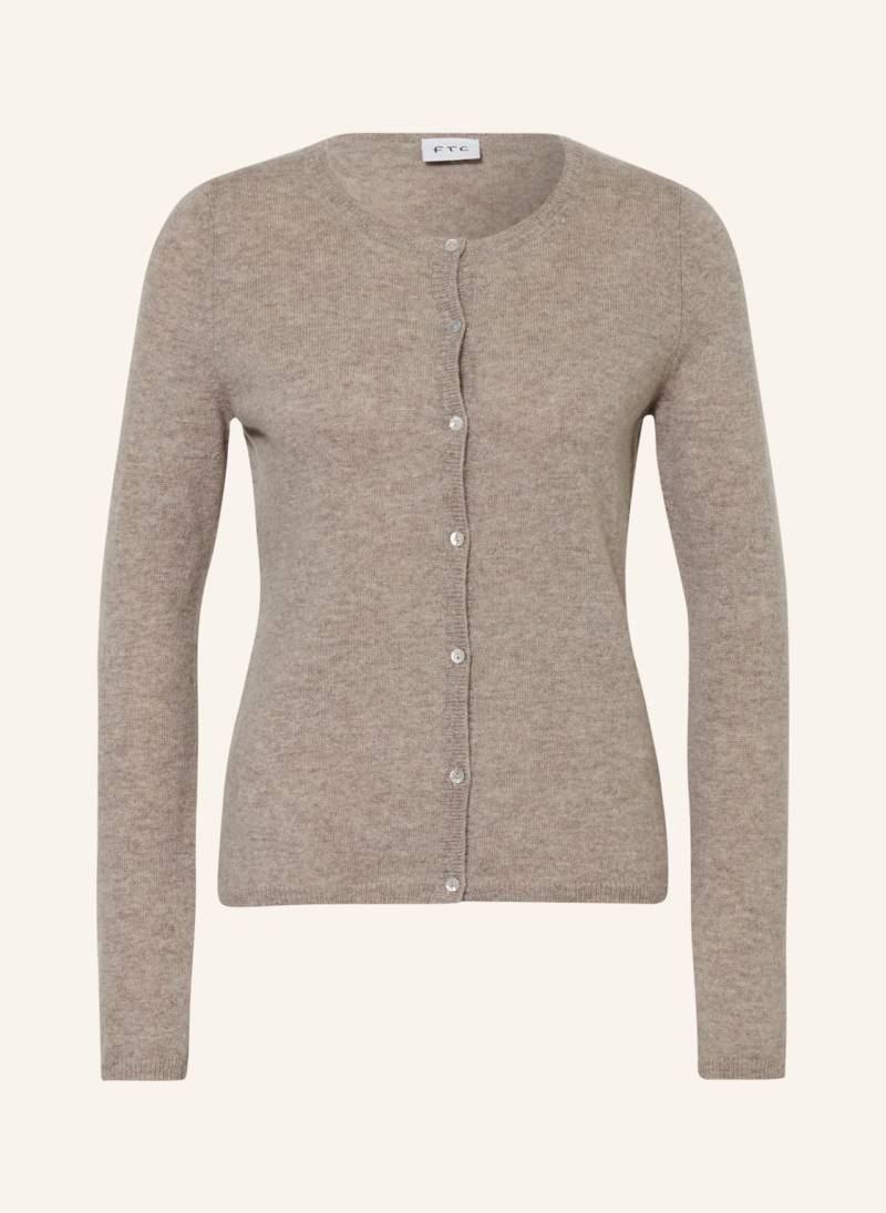 Ftc Cashmere Strickjacke Aus Cashmere beige von FTC CASHMERE