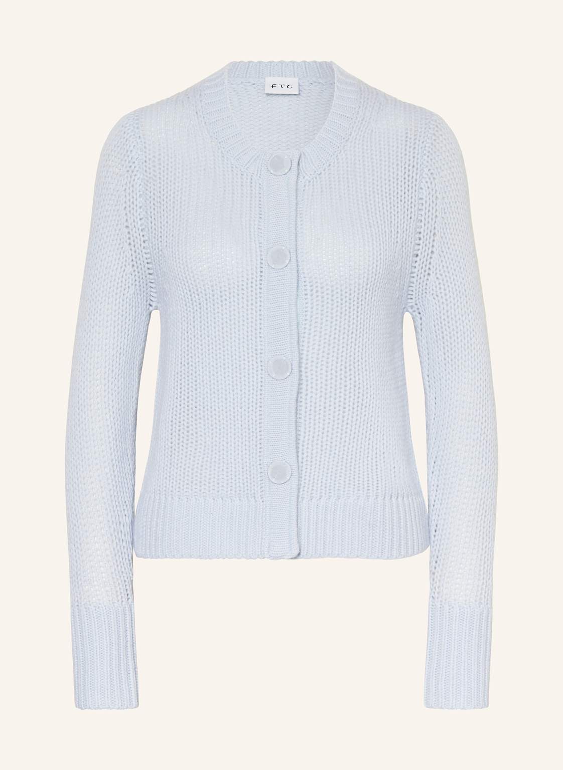 Ftc Cashmere Strickjacke Aus Cashmere blau von FTC CASHMERE