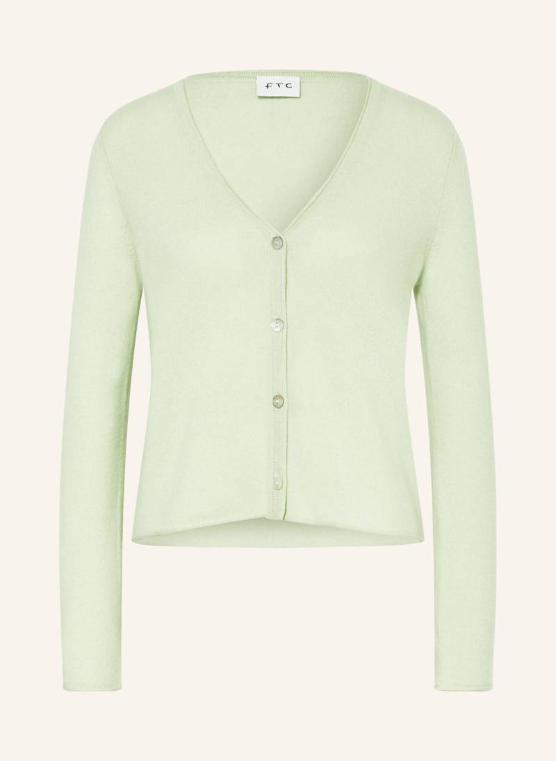 Ftc Cashmere Strickjacke Aus Cashmere gruen von FTC CASHMERE