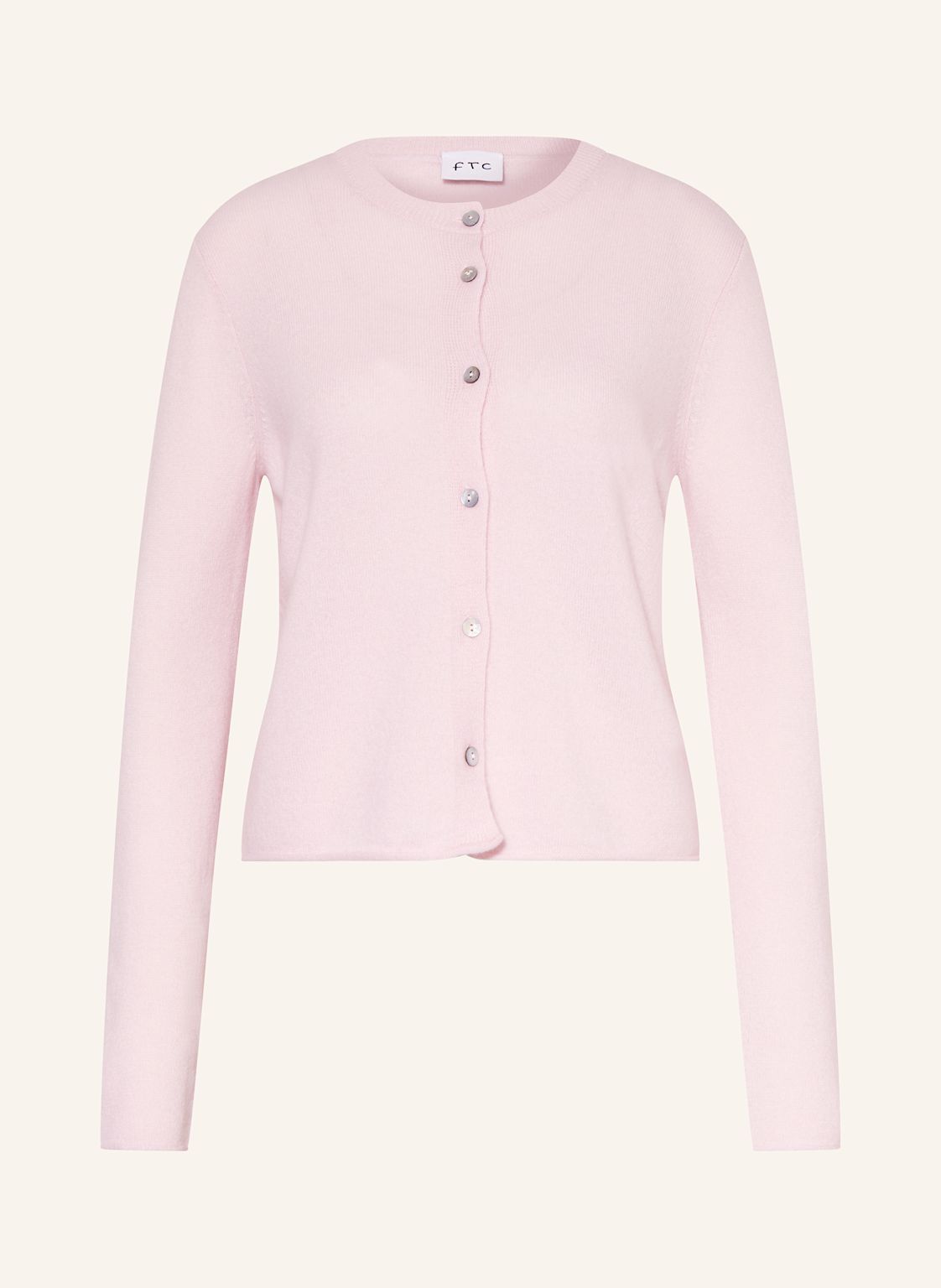 Ftc Cashmere Strickjacke Aus Cashmere rosa von FTC CASHMERE