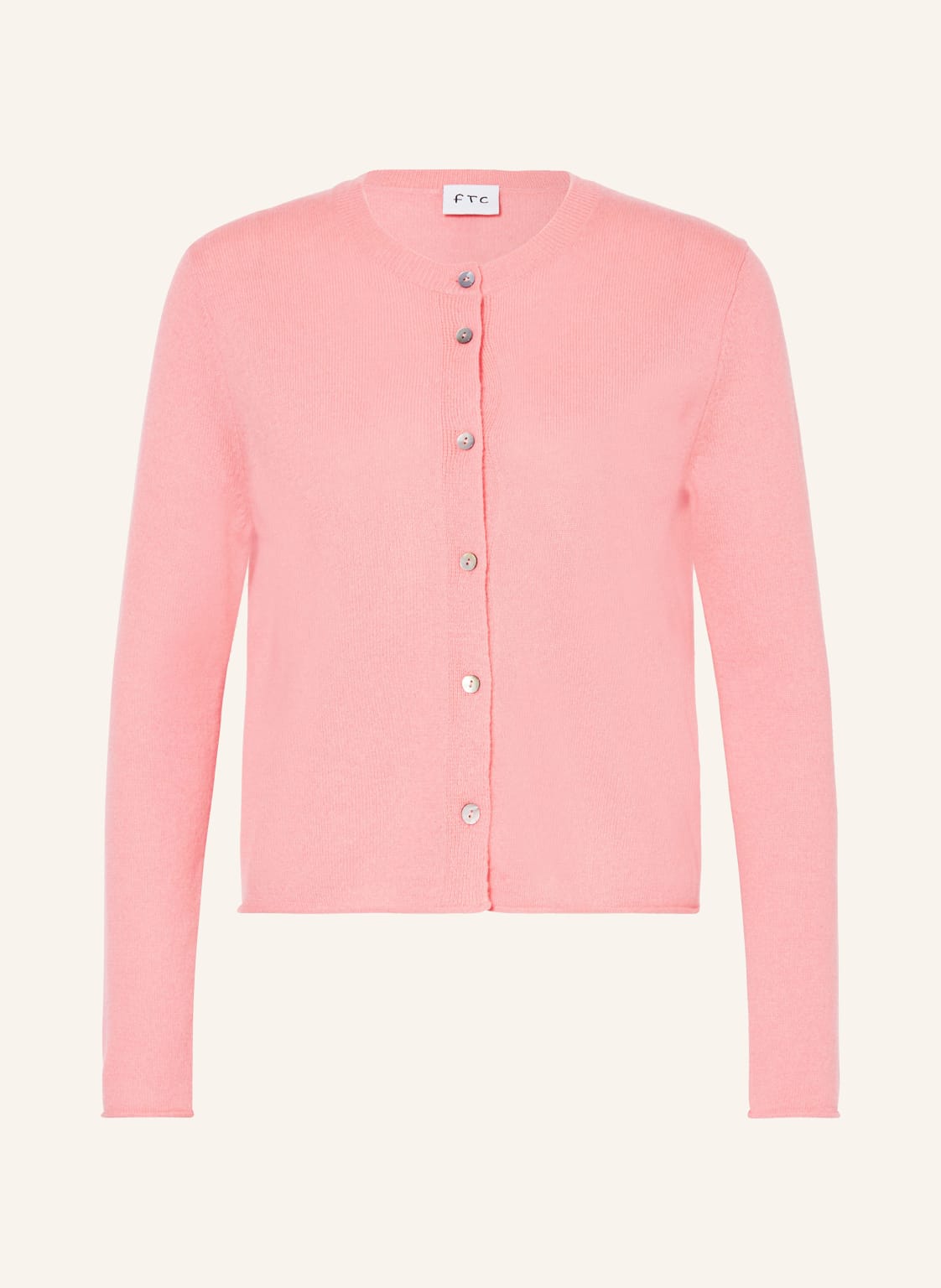 Ftc Cashmere Strickjacke Aus Cashmere rosa von FTC CASHMERE